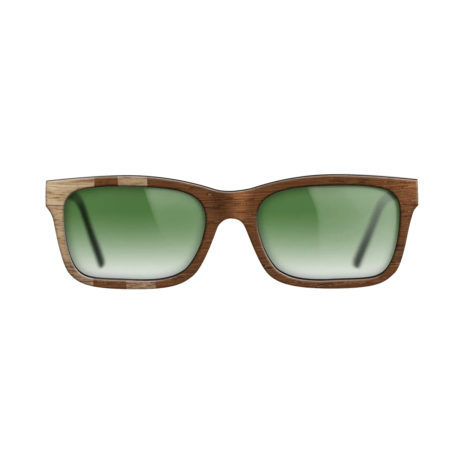 Wenge,Walnut: Straight Grain: Geometric - The Sage - Rectangle - SIRIS wood optic