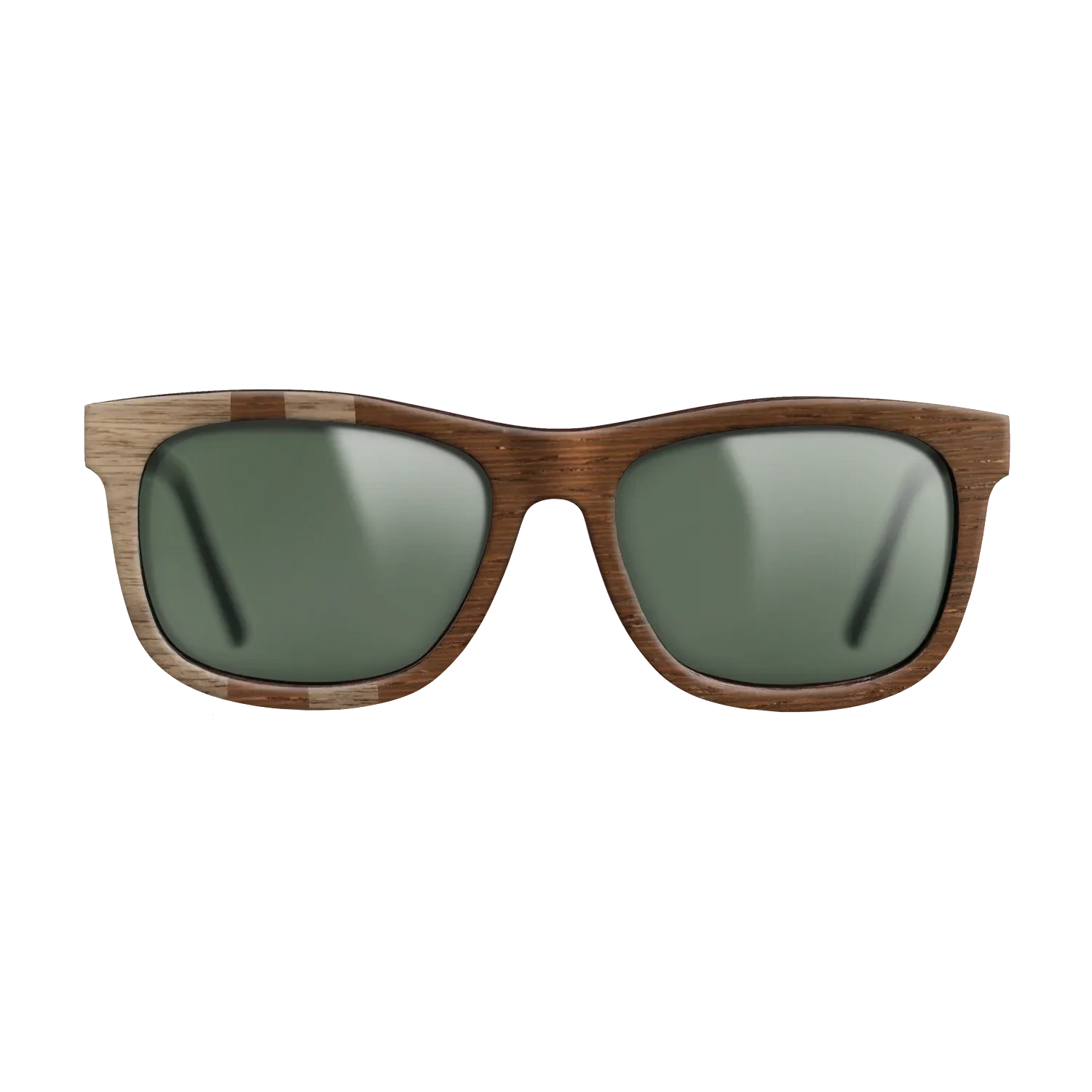Wenge,Walnut: Straight Grain: Geometric - The Hero - Square - SIRIS wood optic