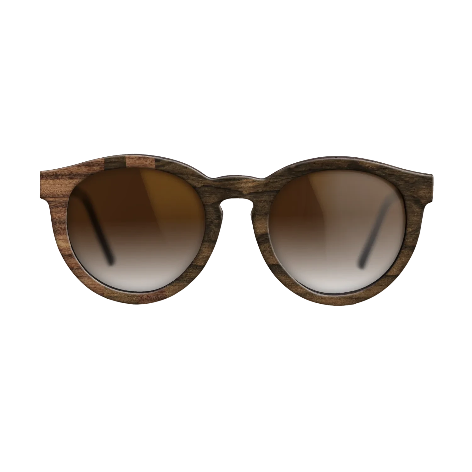 Ziricote Dark Quartered,Santos Rosewood Dark: Geometric - The Rebel - Round - SIRIS wood optic