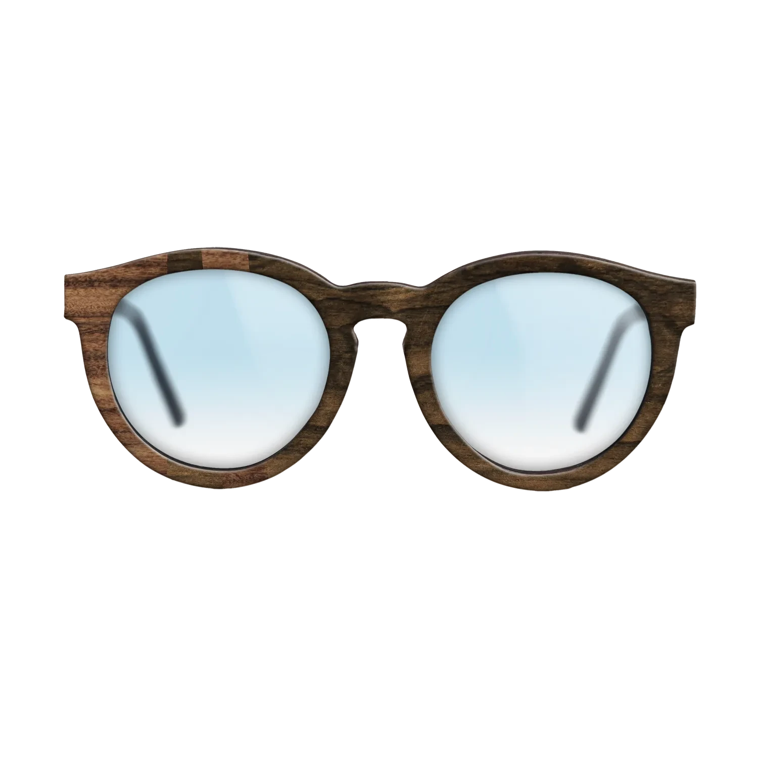 Ziricote Dark Quartered,Santos Rosewood Dark: Geometric - The Rebel - Round - SIRIS wood optic
