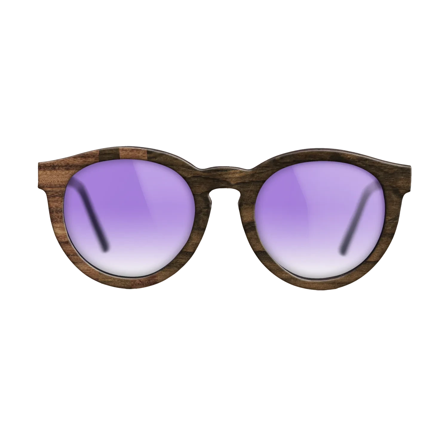 Ziricote Dark Quartered,Santos Rosewood Dark: Geometric - The Rebel - Round - SIRIS wood optic