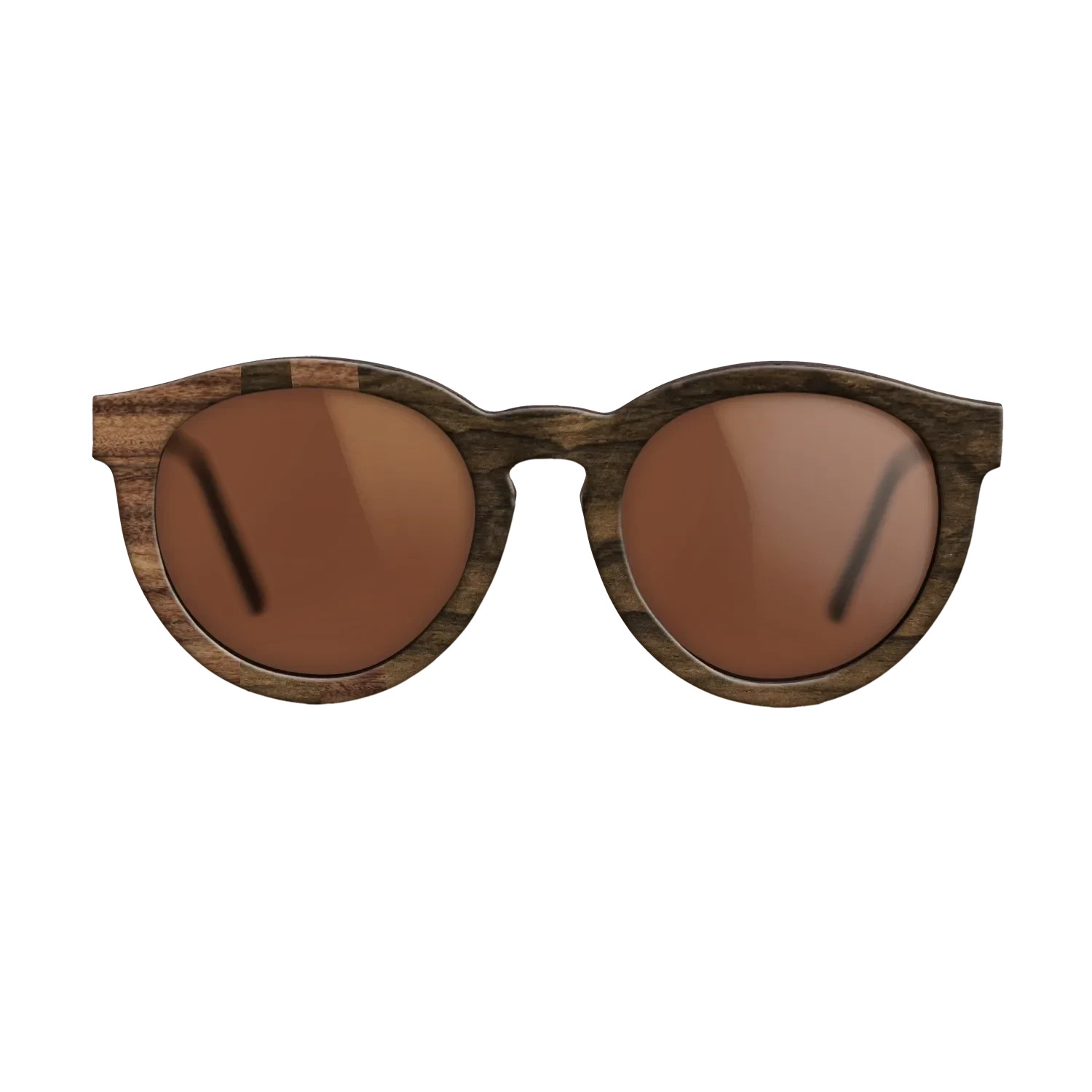 Ziricote Dark Quartered,Santos Rosewood Dark: Geometric - The Rebel - Round - SIRIS wood optic