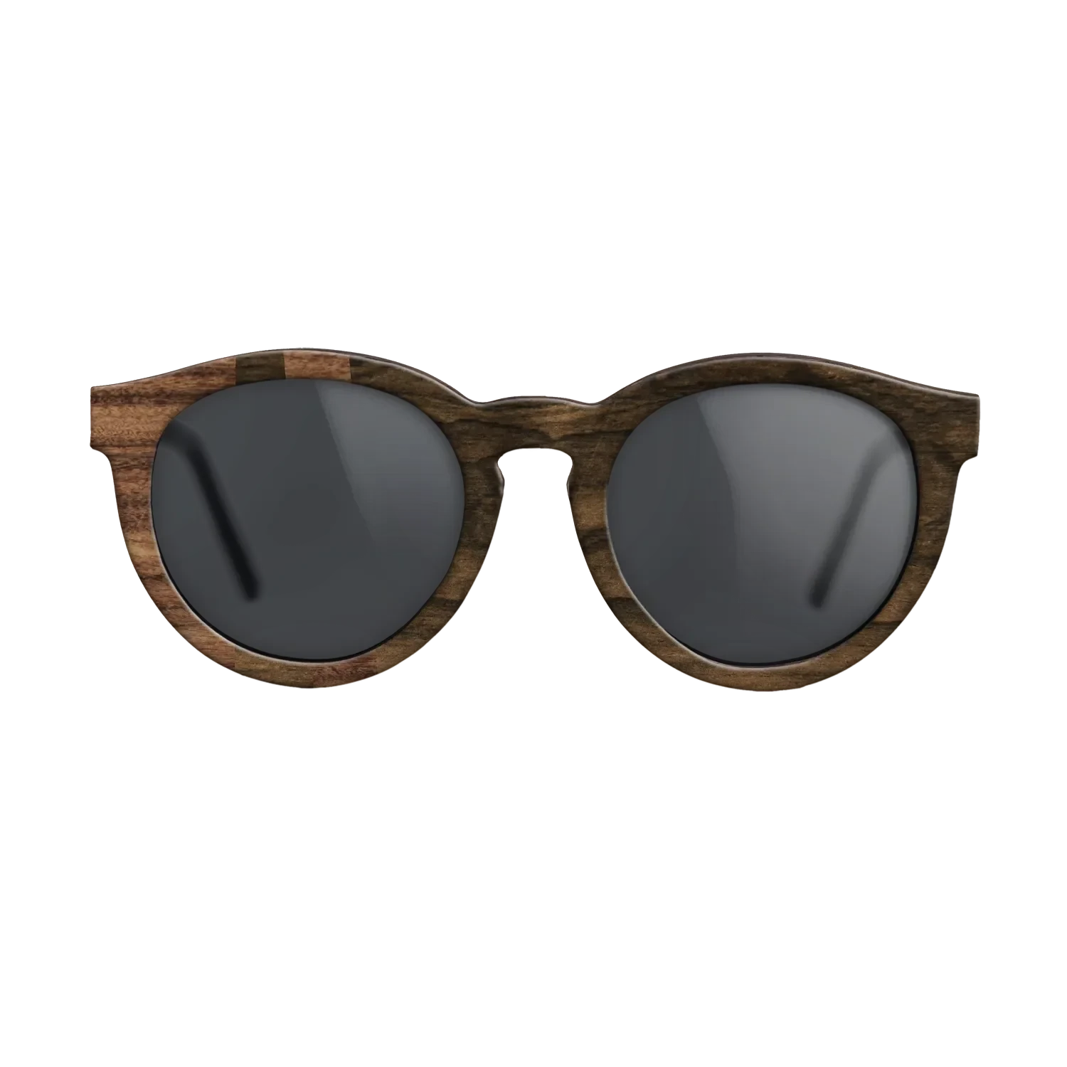 Ziricote Dark Quartered,Santos Rosewood Dark: Geometric - The Rebel - Round - SIRIS wood optic