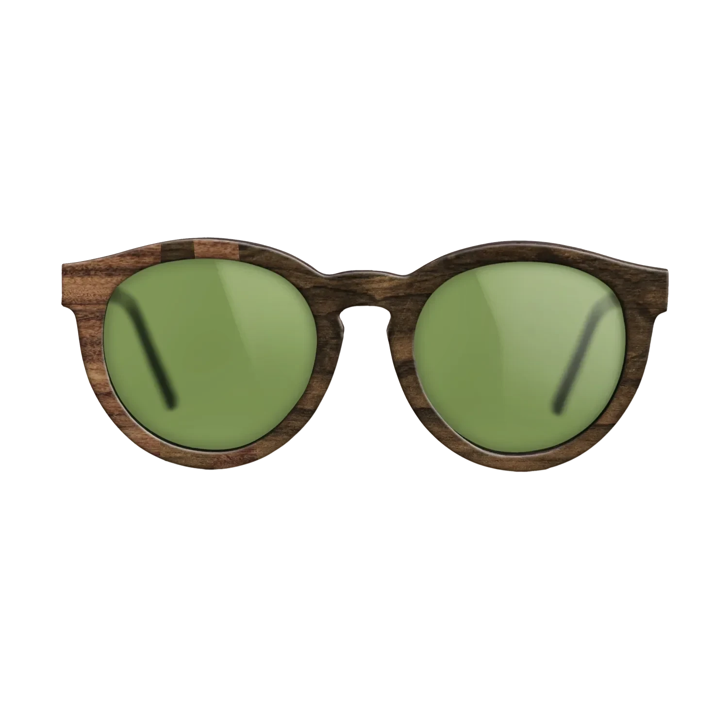 Ziricote Dark Quartered,Santos Rosewood Dark: Geometric - The Rebel - Round - SIRIS wood optic