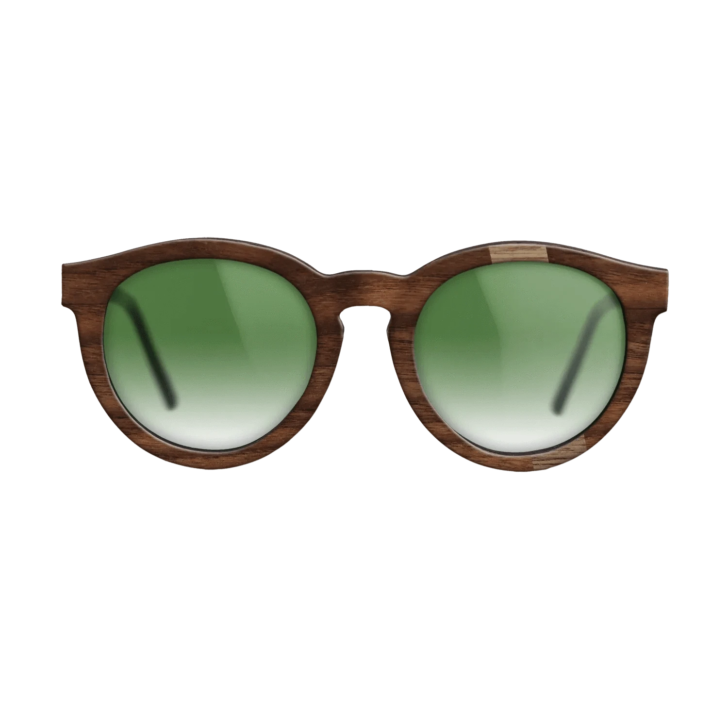 Walnut: Straight Grain,Walnut Claro Dark: Wedge - The Rebel - Round - 1527 - SIRIS wood optic