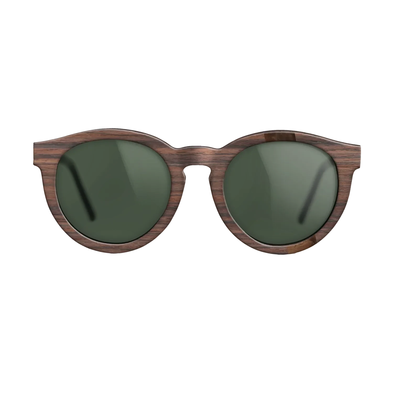 Walnut Burl,Rosewood Reconstituted: Wedge - The Rebel - Round - SIRIS wood optic