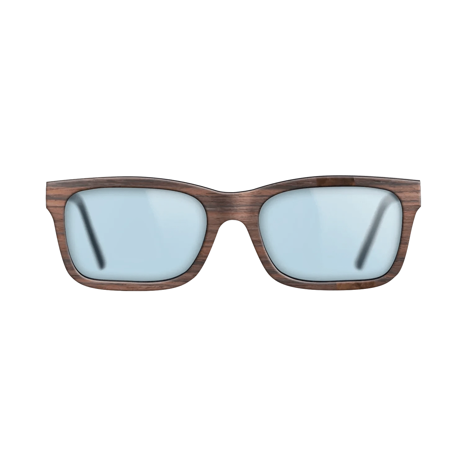 Walnut Burl,Rosewood Reconstituted: Wedge - The Sage - Rectangle - SIRIS wood optic