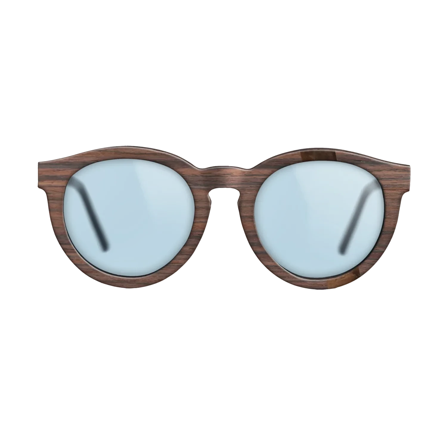 Walnut Burl,Rosewood Reconstituted: Wedge - The Rebel - Round - SIRIS wood optic