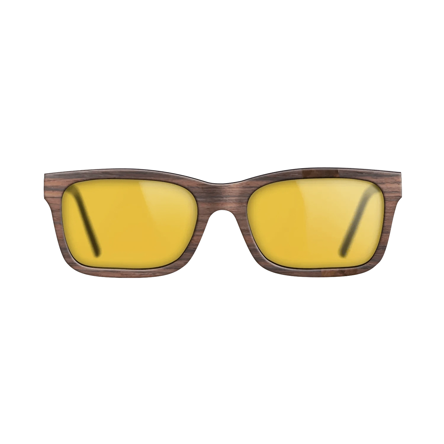 Walnut Burl,Rosewood Reconstituted: Wedge - The Sage - Rectangle - SIRIS wood optic