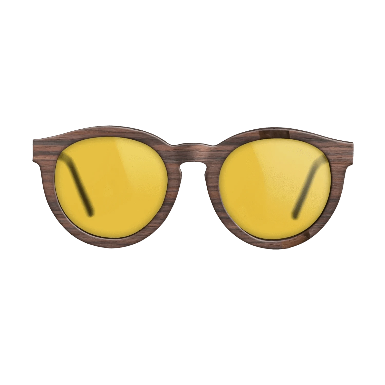 Walnut Burl,Rosewood Reconstituted: Wedge - The Rebel - Round - SIRIS wood optic