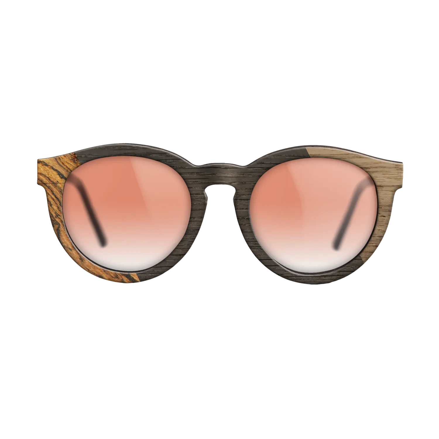 Walnut: Straight Grain,Bocote,Fumed Oak: Bauhaus - The Rebel - Round - SIRIS wood optic