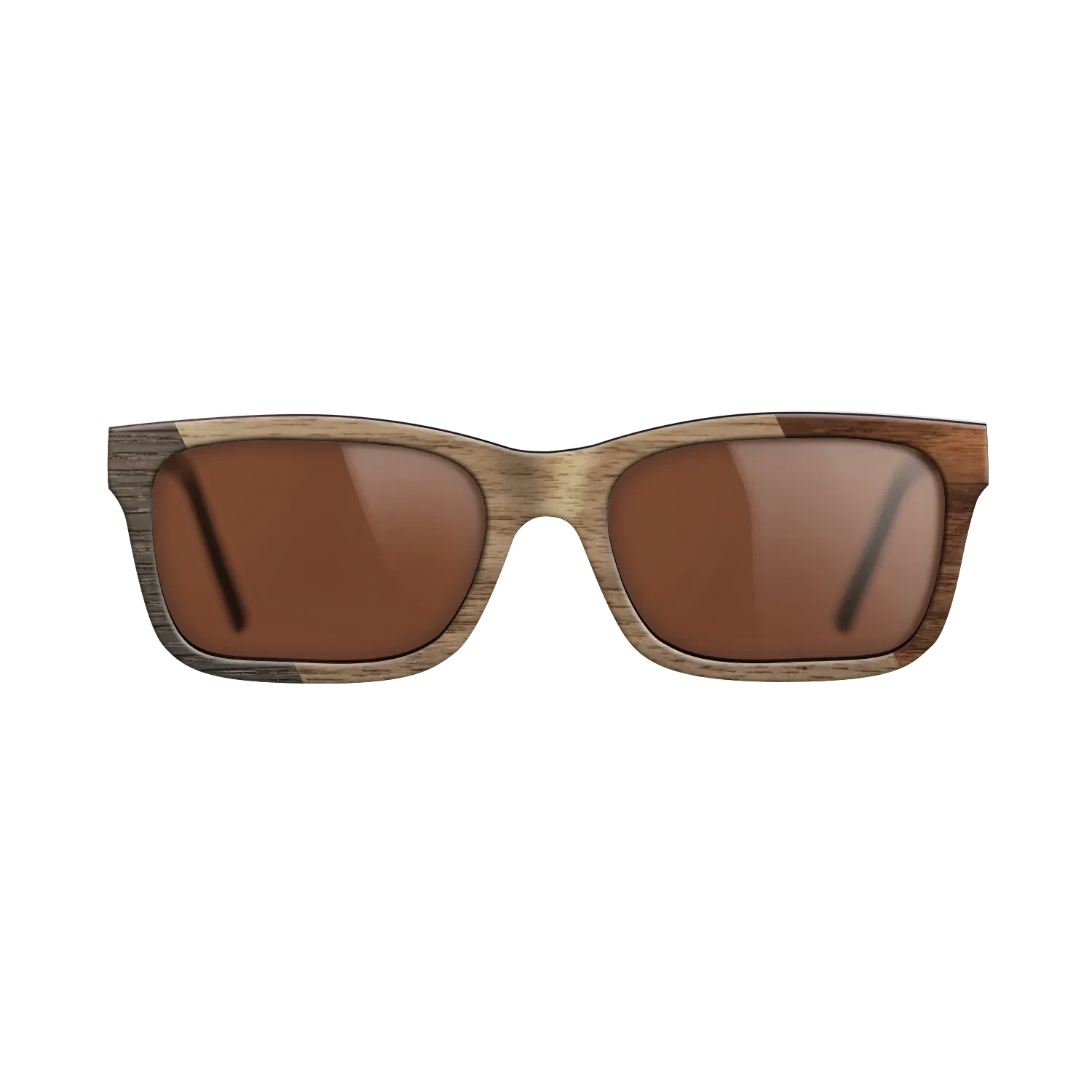 Walnut Claro Dark,Fumed Oak,Walnut: Straight Grain: Bauhaus - The Sage - Rectangle - SIRIS wood optic