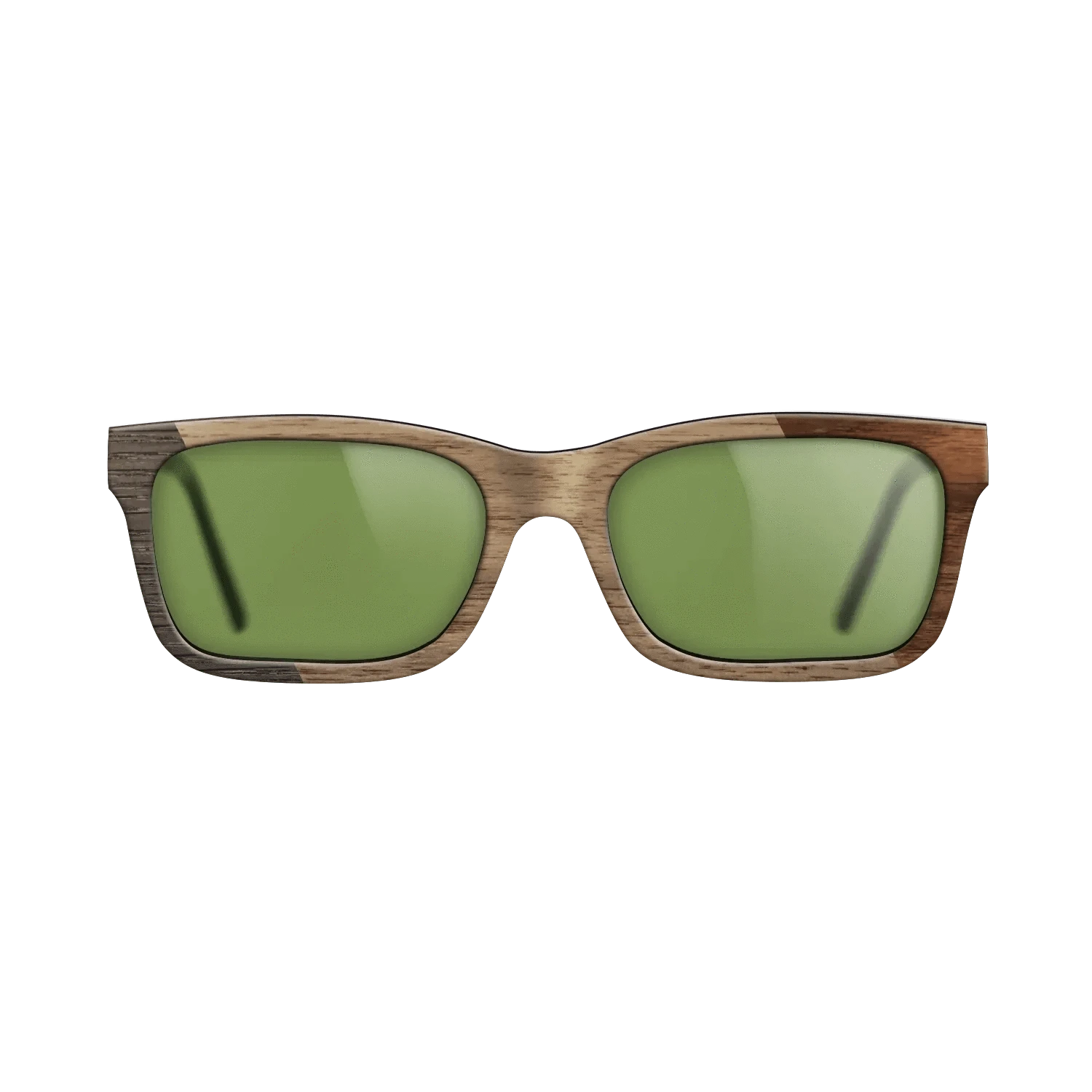 Walnut Claro Dark,Fumed Oak,Walnut: Straight Grain: Bauhaus - The Sage - Rectangle - SIRIS wood optic