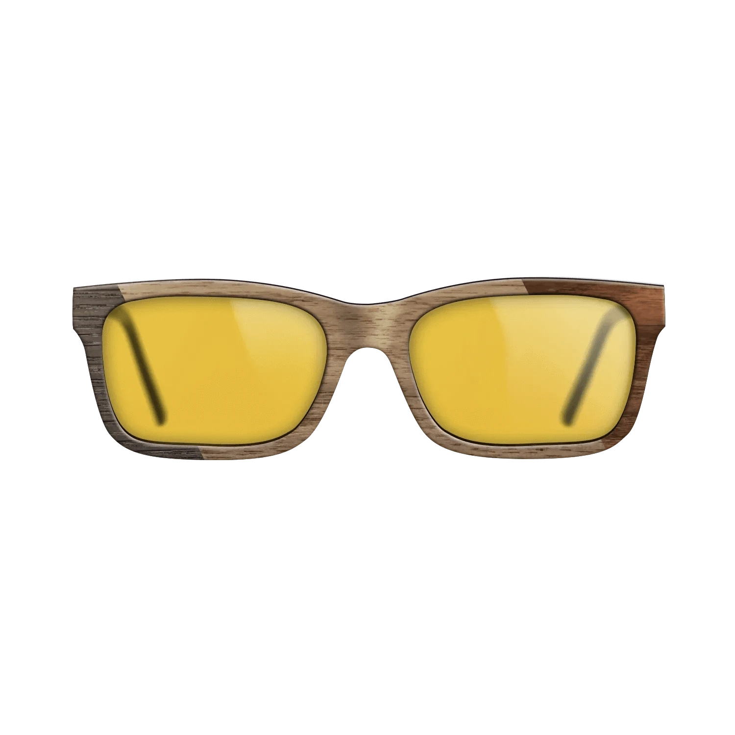 Walnut Claro Dark,Fumed Oak,Walnut: Straight Grain: Bauhaus - The Sage - Rectangle - SIRIS wood optic