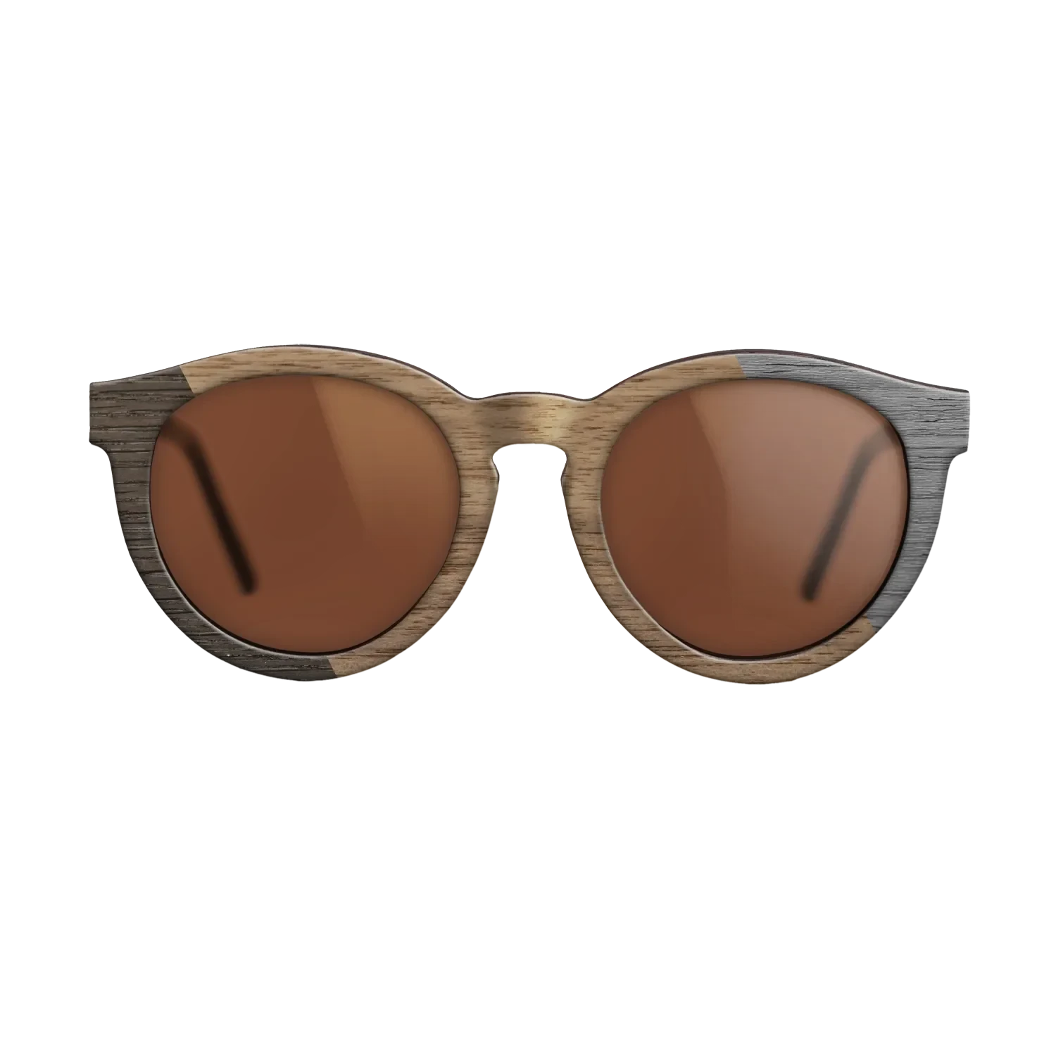 Poplar Dyed: Grey,Fumed Oak,Walnut: Straight Grain: Bauhaus - The Rebel - Round - SIRIS wood optic