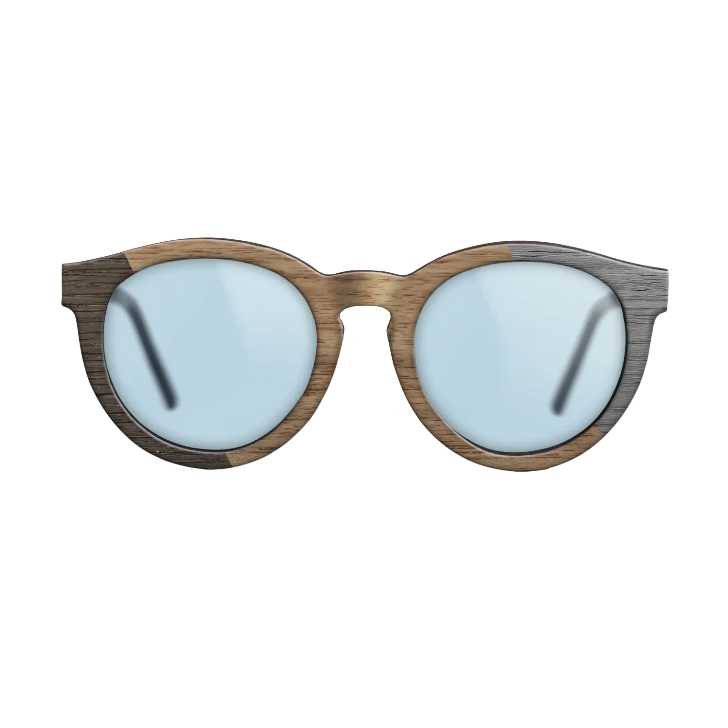 Poplar Dyed: Grey,Fumed Oak,Walnut: Straight Grain: Bauhaus - The Rebel - Round - SIRIS wood optic