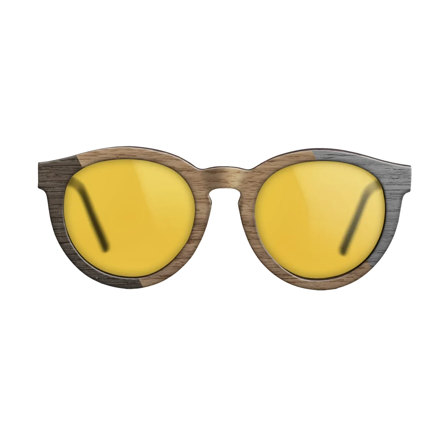 Poplar Dyed: Grey,Fumed Oak,Walnut: Straight Grain: Bauhaus - The Rebel - Round - SIRIS wood optic