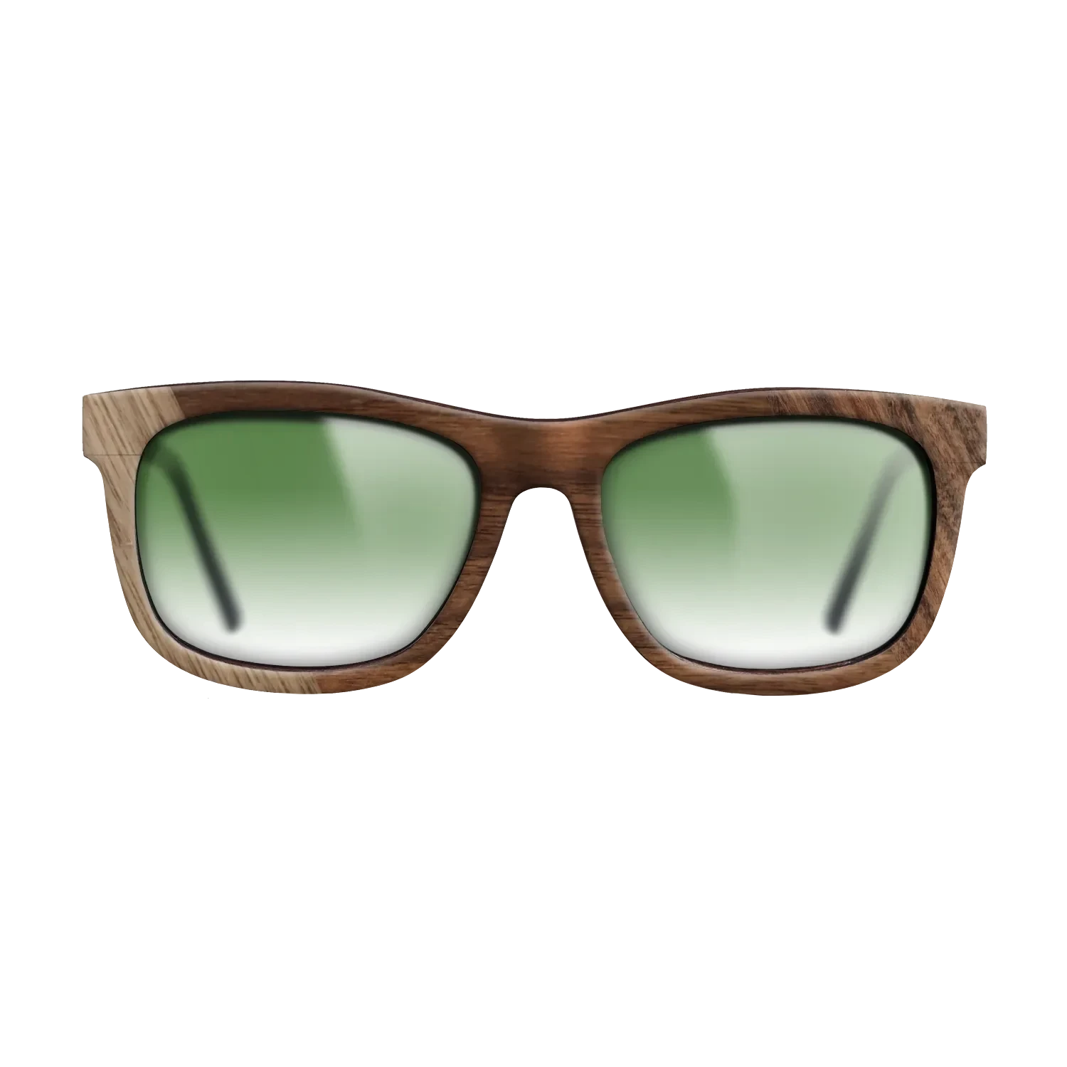 Walnut: Straight Grain,Santos Rosewood Dark: Bauhaus - The Hero - Square - SIRIS wood optic