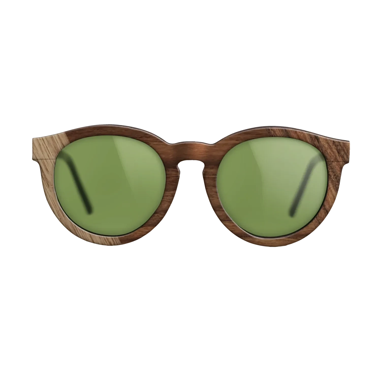 Walnut: Straight Grain,Santos Rosewood Dark: Bauhaus - The Rebel - Round - SIRIS wood optic