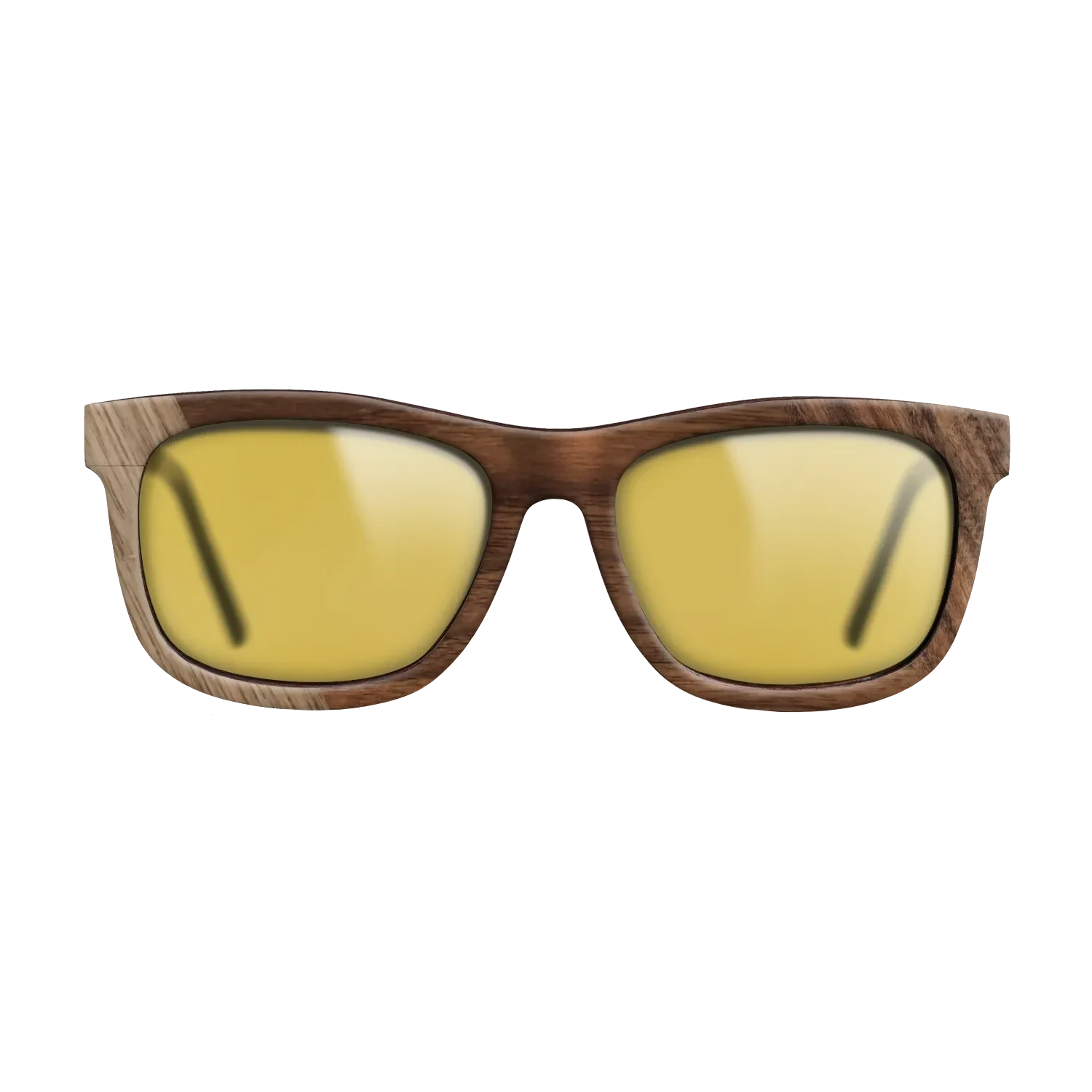 Walnut: Straight Grain,Santos Rosewood Dark: Bauhaus - The Hero - Square - SIRIS wood optic