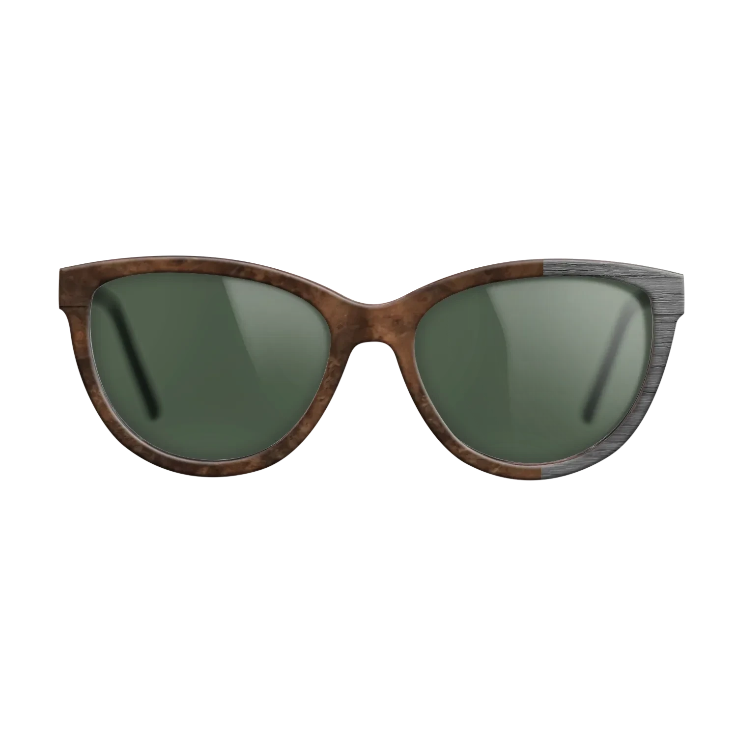Walnut Burl,Poplar Dyed: Grey: Bauhaus - The Maiden - Cat - SIRIS wood optic