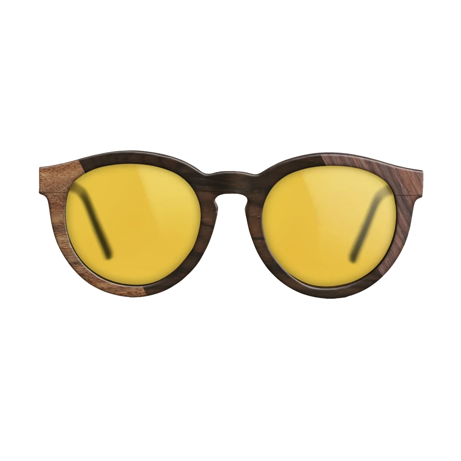 Rosewood Reconstituted,Santos Rosewood Dark,Ziricote Dark Quartered: Bauhaus - The Rebel - Round - SIRIS wood optic