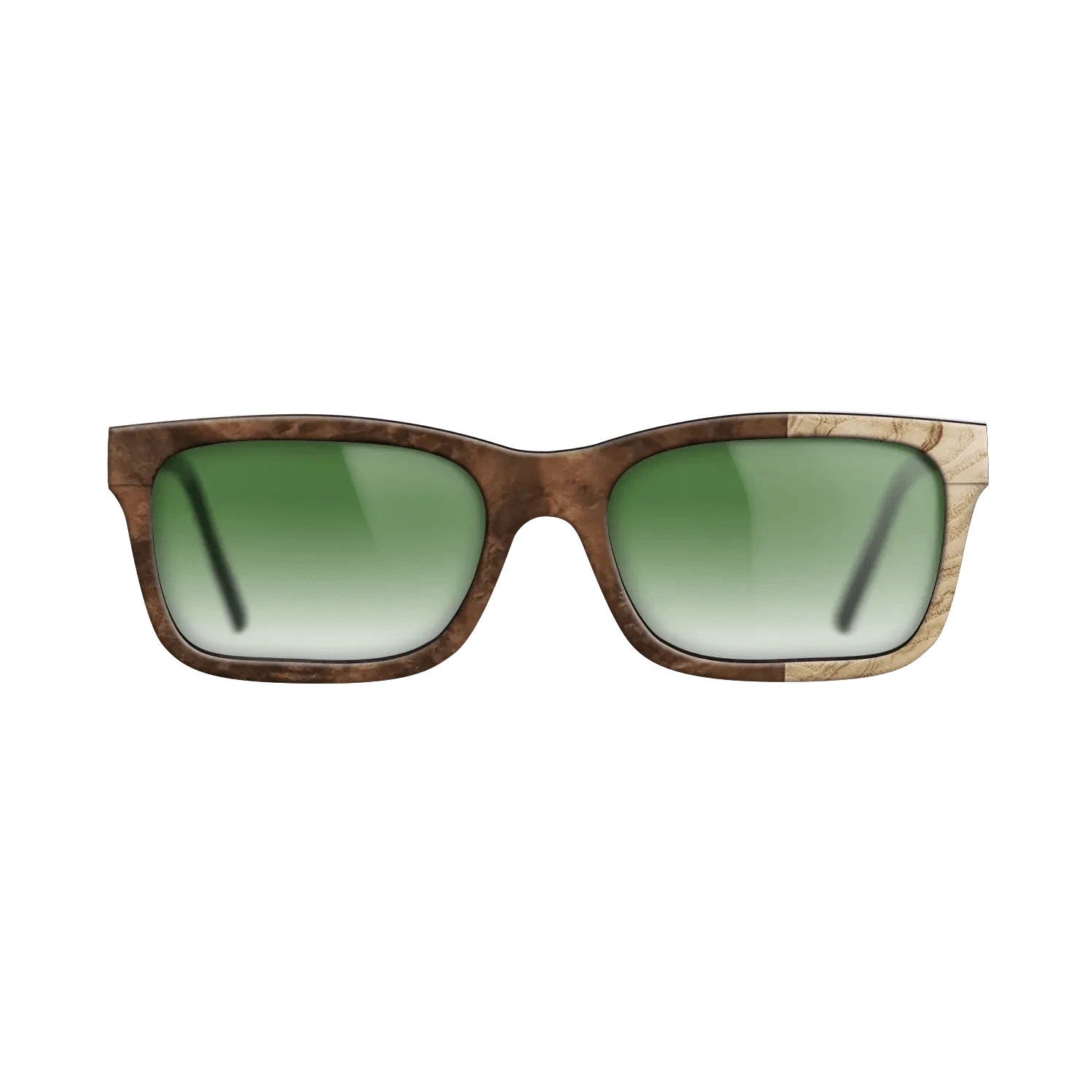 Ziricote Light Quartered,Walnut Claro Light,Ziricote Dark Quartered: Bauhaus - The Sage - Rectangle - 1960 - SIRIS wood optic