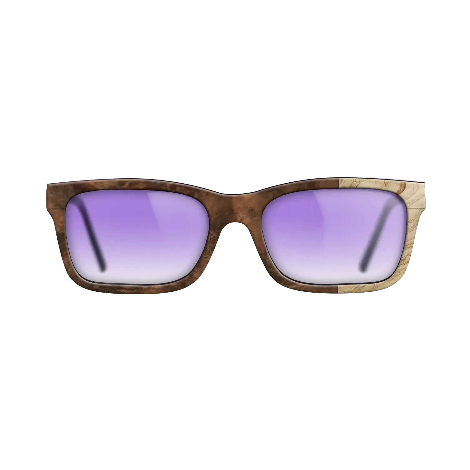 Ziricote Light Quartered,Walnut Claro Light,Ziricote Dark Quartered: Bauhaus - The Sage - Rectangle - 1960 - SIRIS wood optic