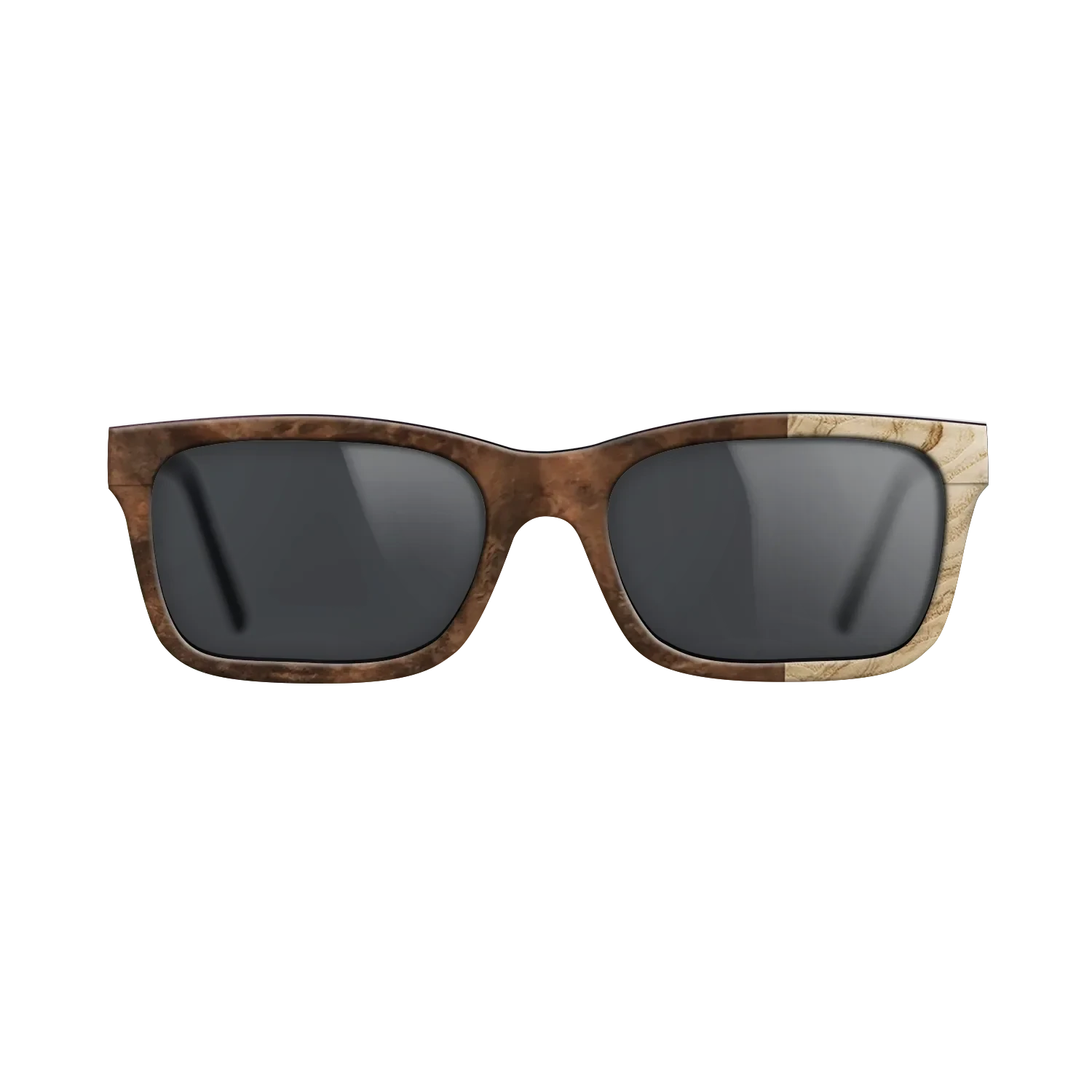 Ziricote Light Quartered,Walnut Claro Light,Ziricote Dark Quartered: Bauhaus - The Sage - Rectangle - 1960 - SIRIS wood optic