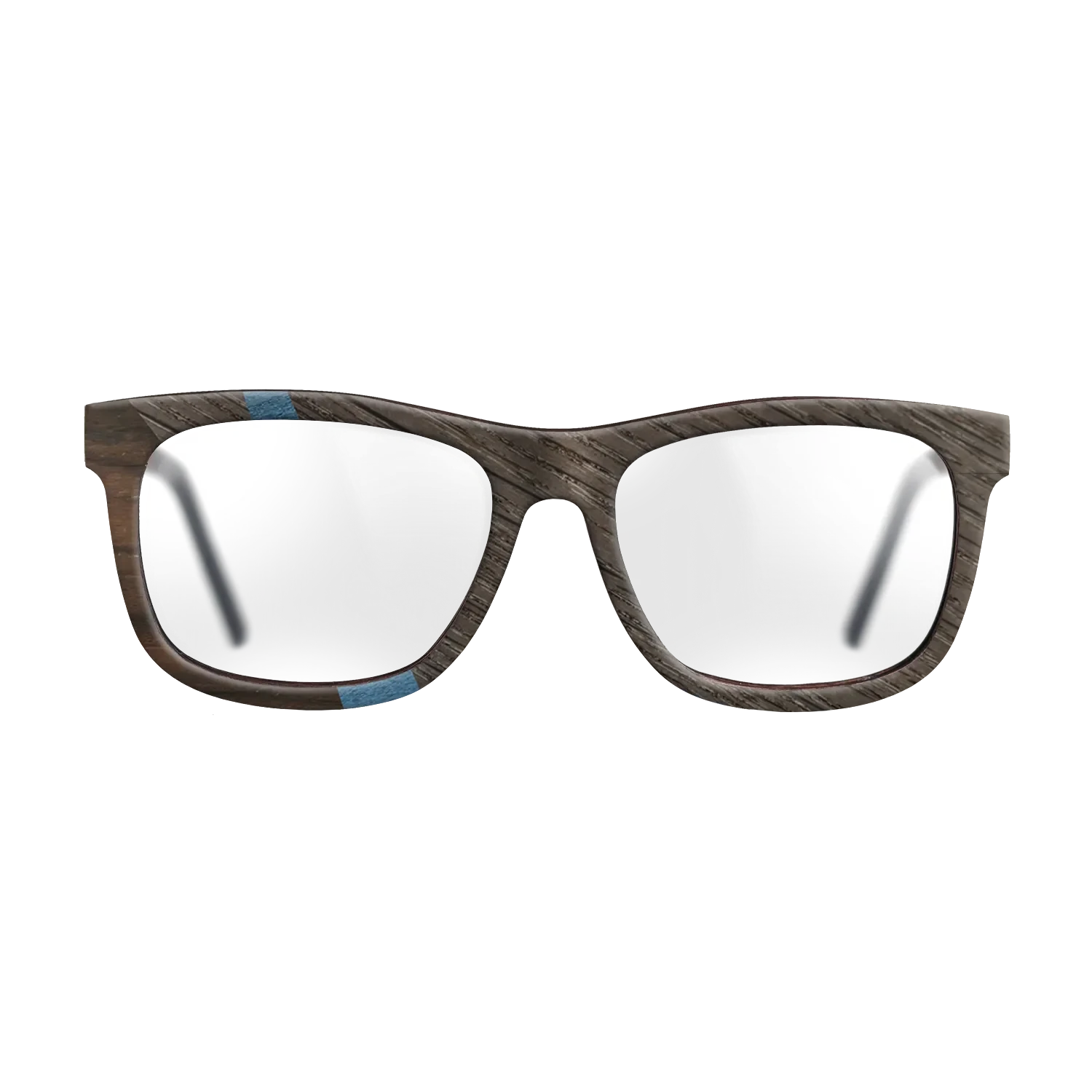 Koa,Ziricote Dark Quartered,Fumed Oak,Poplar Dyed: Blue Denim: Angle Cut - The Hero - Square - SIRIS wood optic