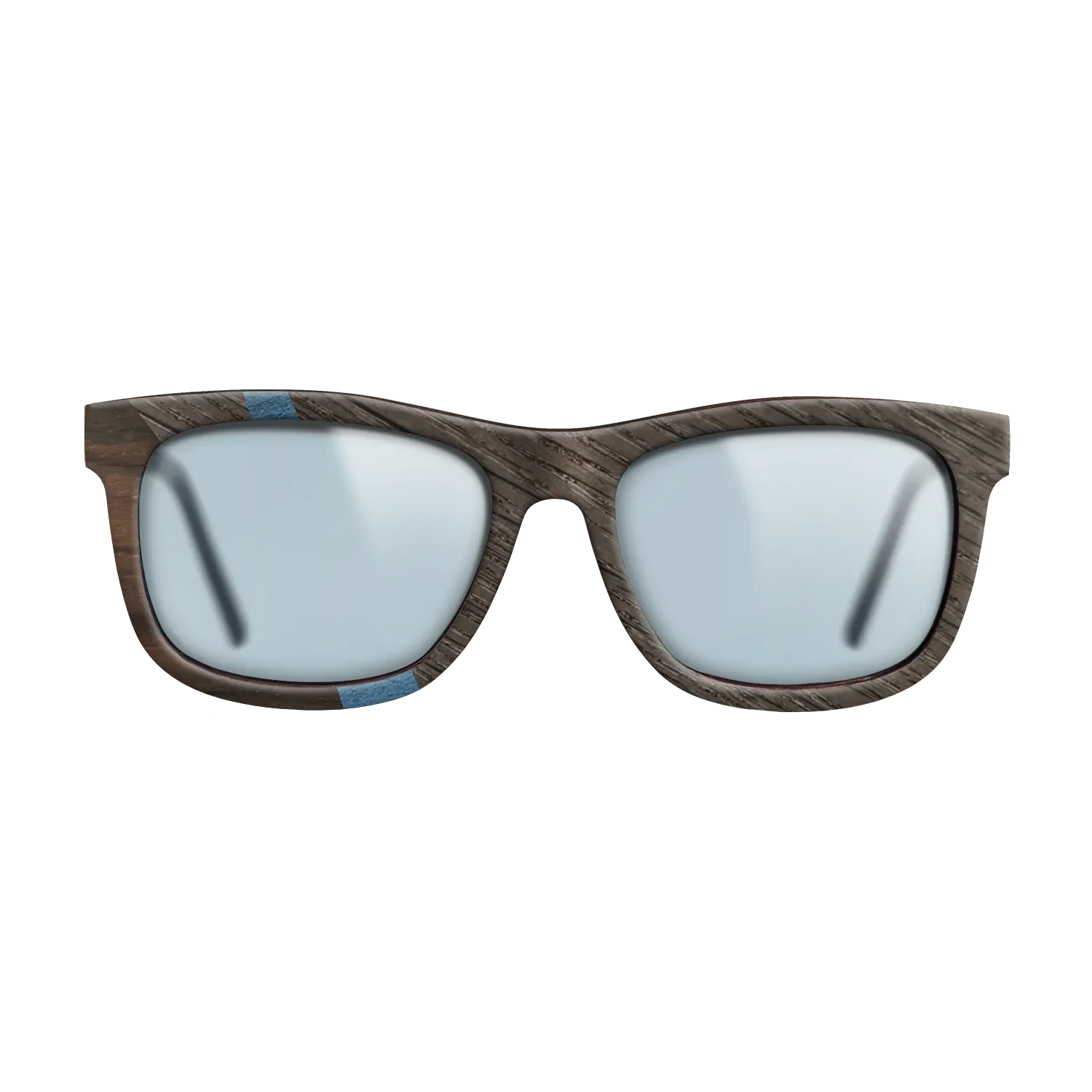 Koa,Ziricote Dark Quartered,Fumed Oak,Poplar Dyed: Blue Denim: Angle Cut - The Hero - Square - SIRIS wood optic