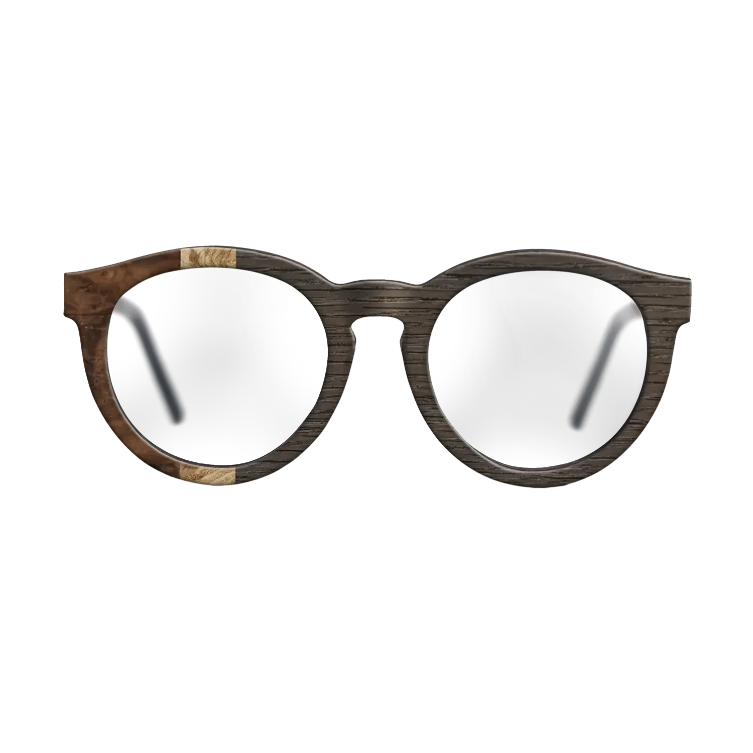 Walnut Burl,Olive Burl,Fumed Oak: Bauhaus - The Rebel - Round - SIRIS wood optic