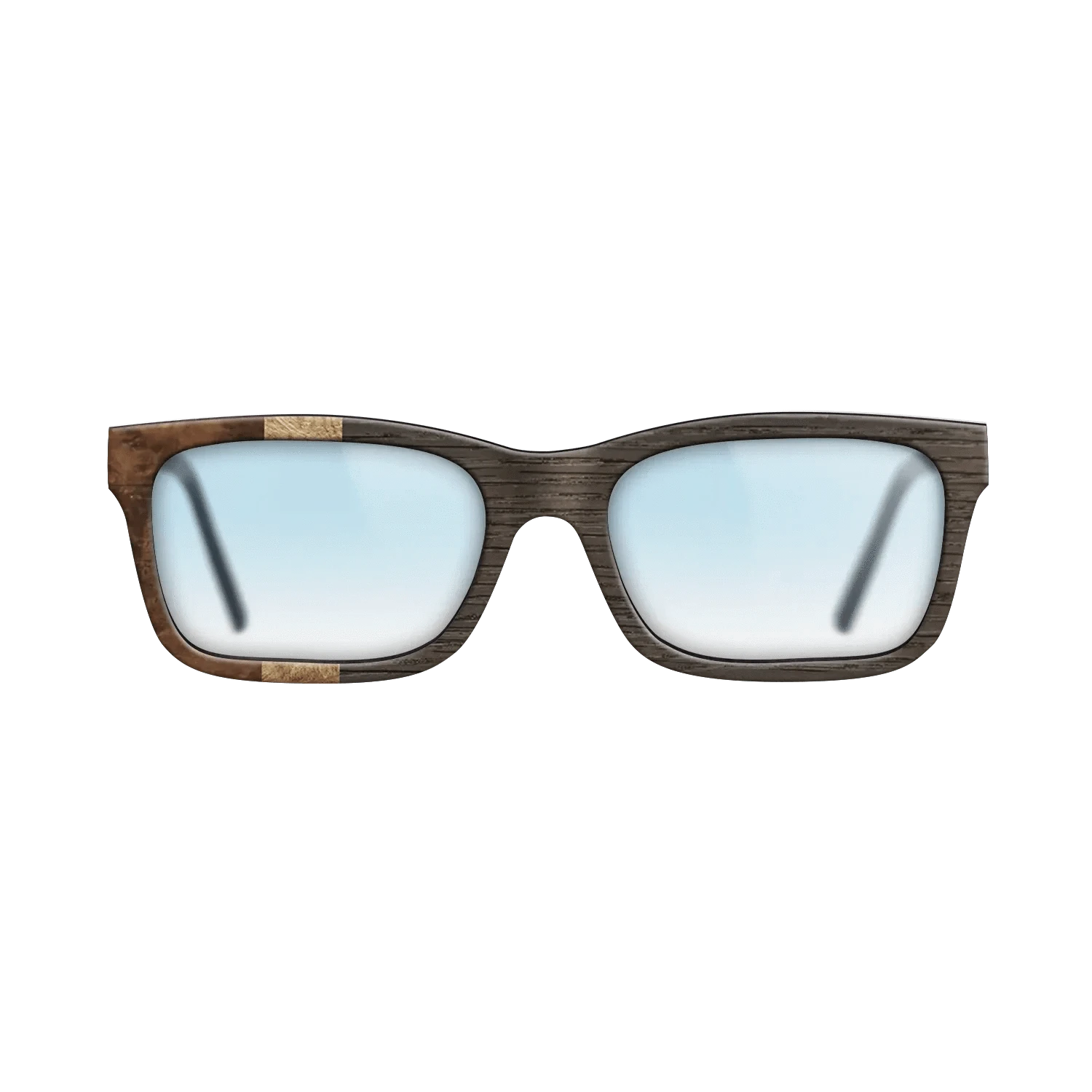 Walnut Burl,Olive Burl,Fumed Oak: Bauhaus - The Sage - Rectangle - SIRIS wood optic