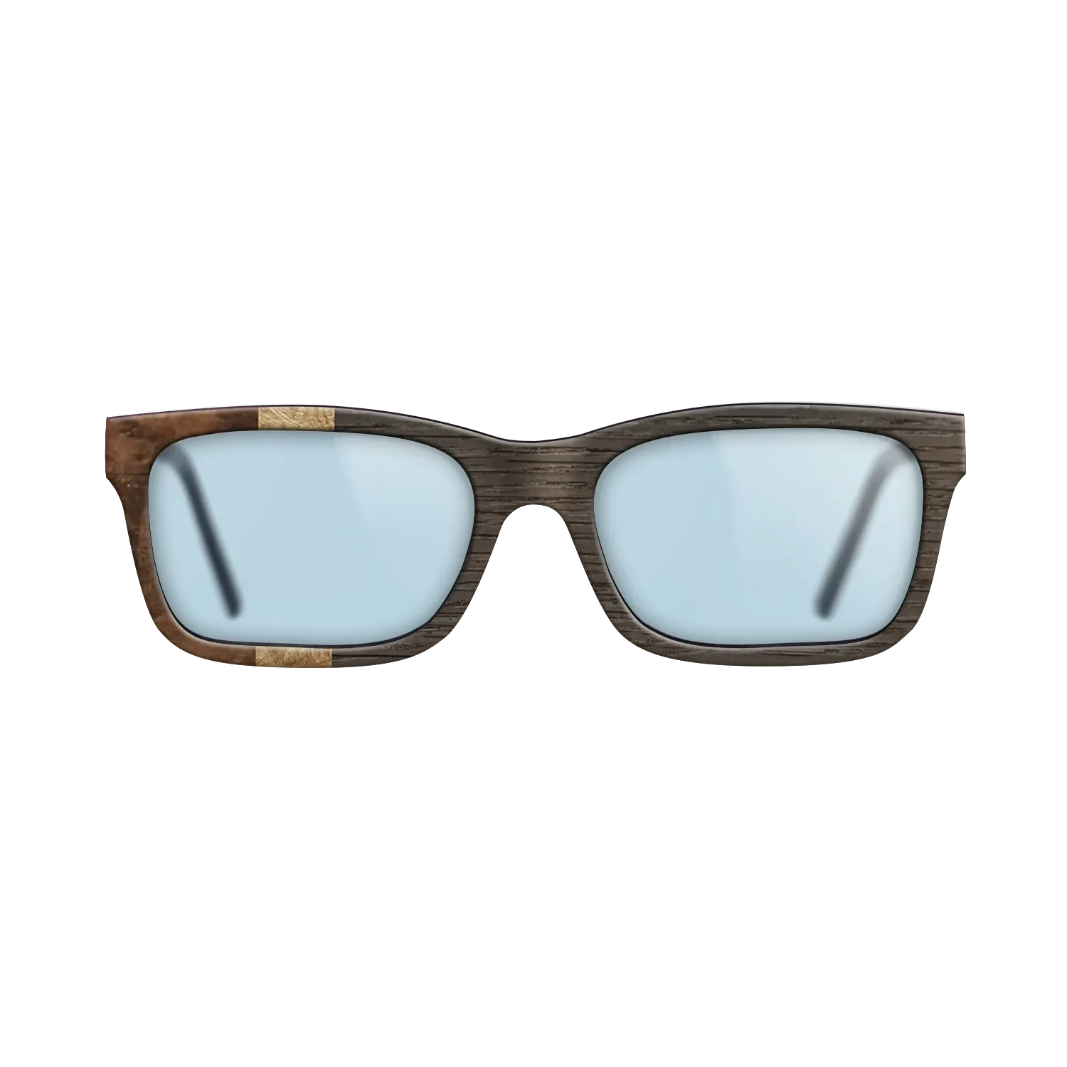 Walnut Burl,Olive Burl,Fumed Oak: Bauhaus - The Sage - Rectangle - SIRIS wood optic