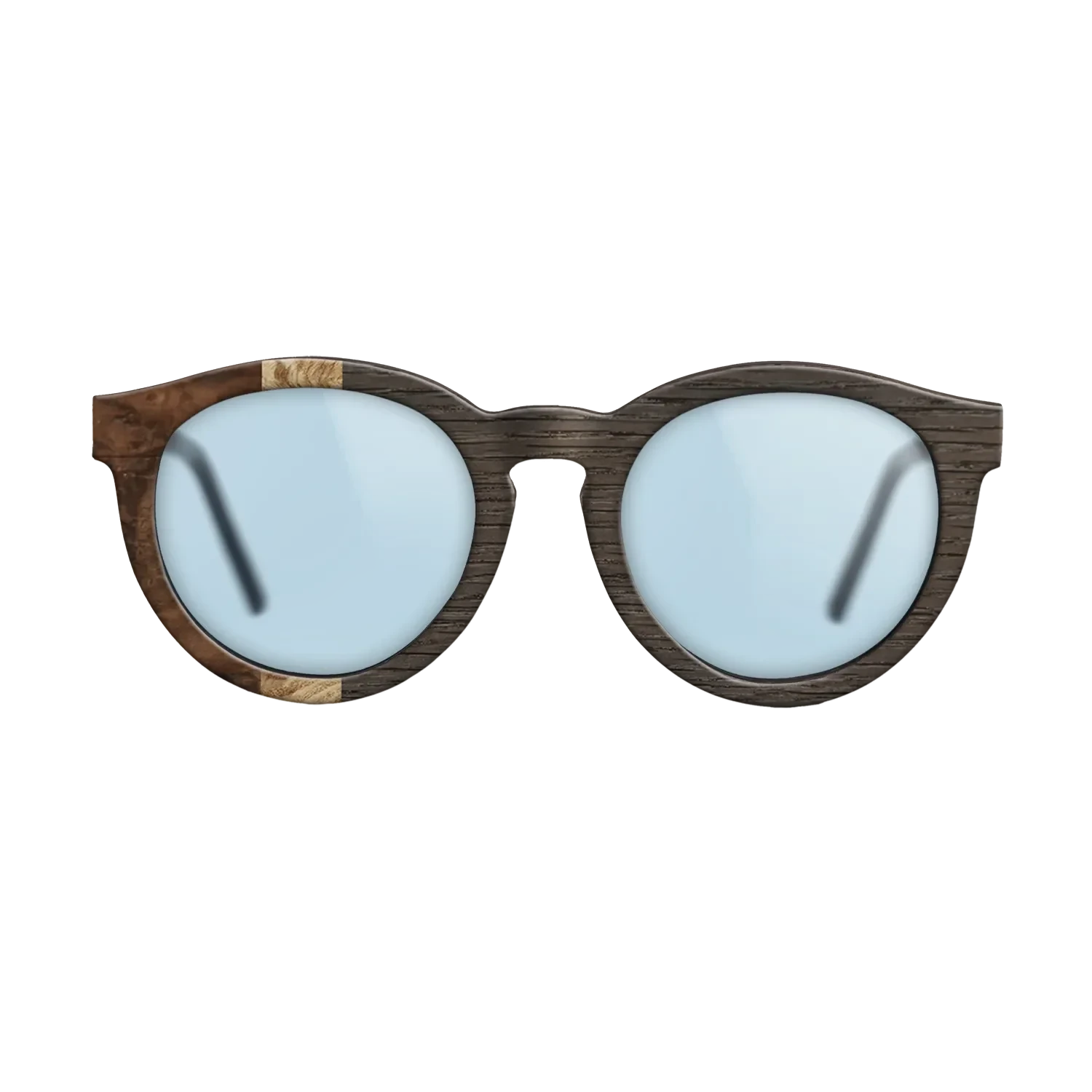 Walnut Burl,Olive Burl,Fumed Oak: Bauhaus - The Rebel - Round - SIRIS wood optic