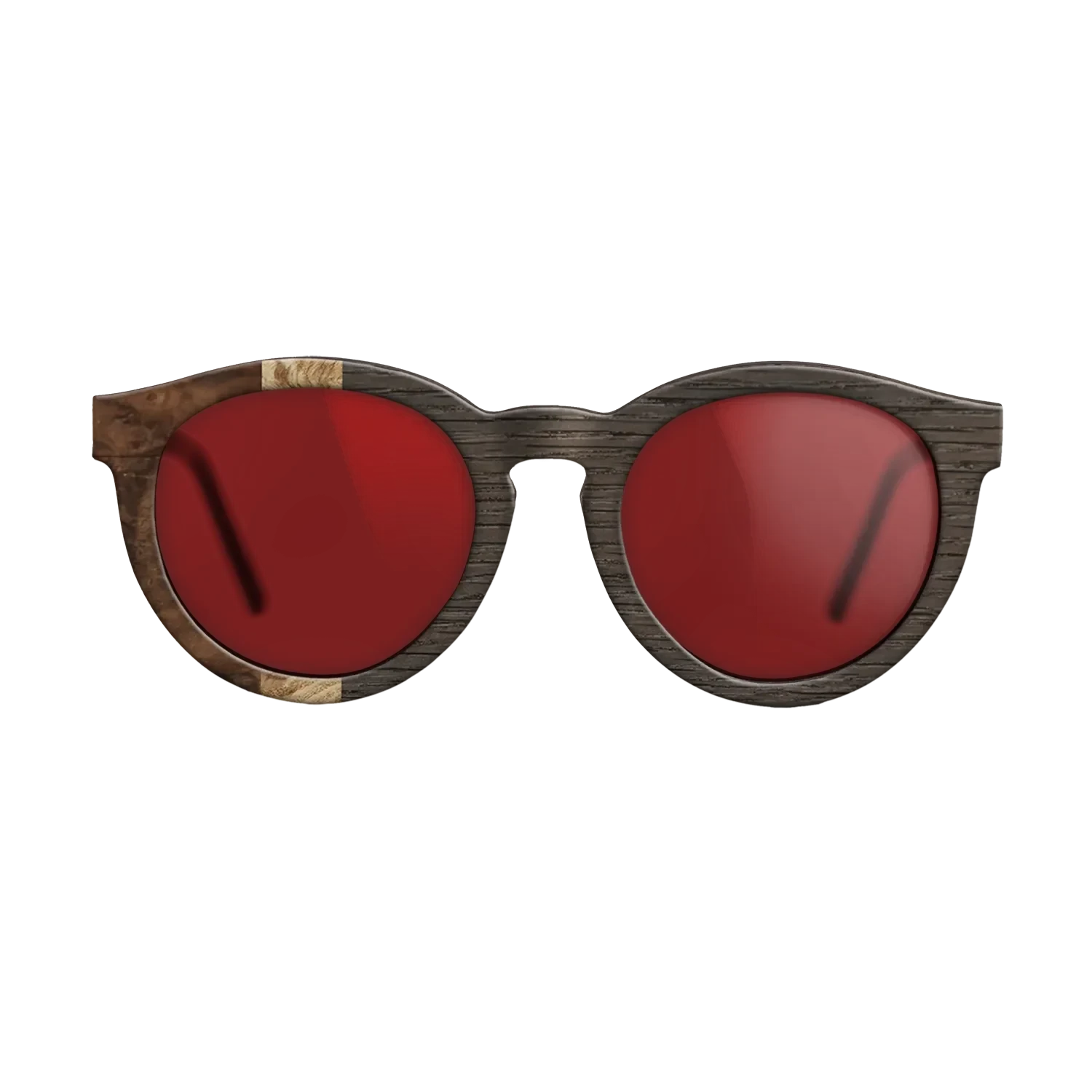 Walnut Burl,Olive Burl,Fumed Oak: Bauhaus - The Rebel - Round - SIRIS wood optic