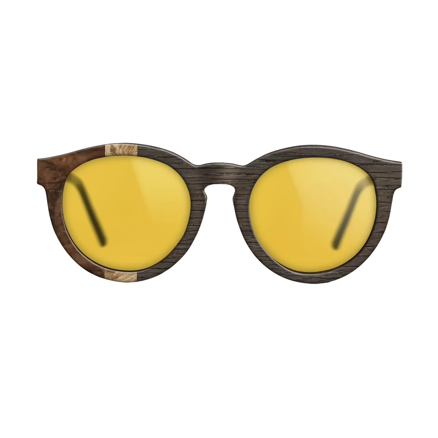Walnut Burl,Olive Burl,Fumed Oak: Bauhaus - The Rebel - Round - SIRIS wood optic