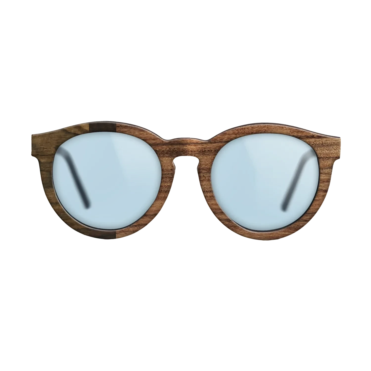 Ziricote Dark Quartered,Santos Rosewood Dark,Santos Rosewood Light: Bauhaus - The Rebel - Round - SIRIS wood optic