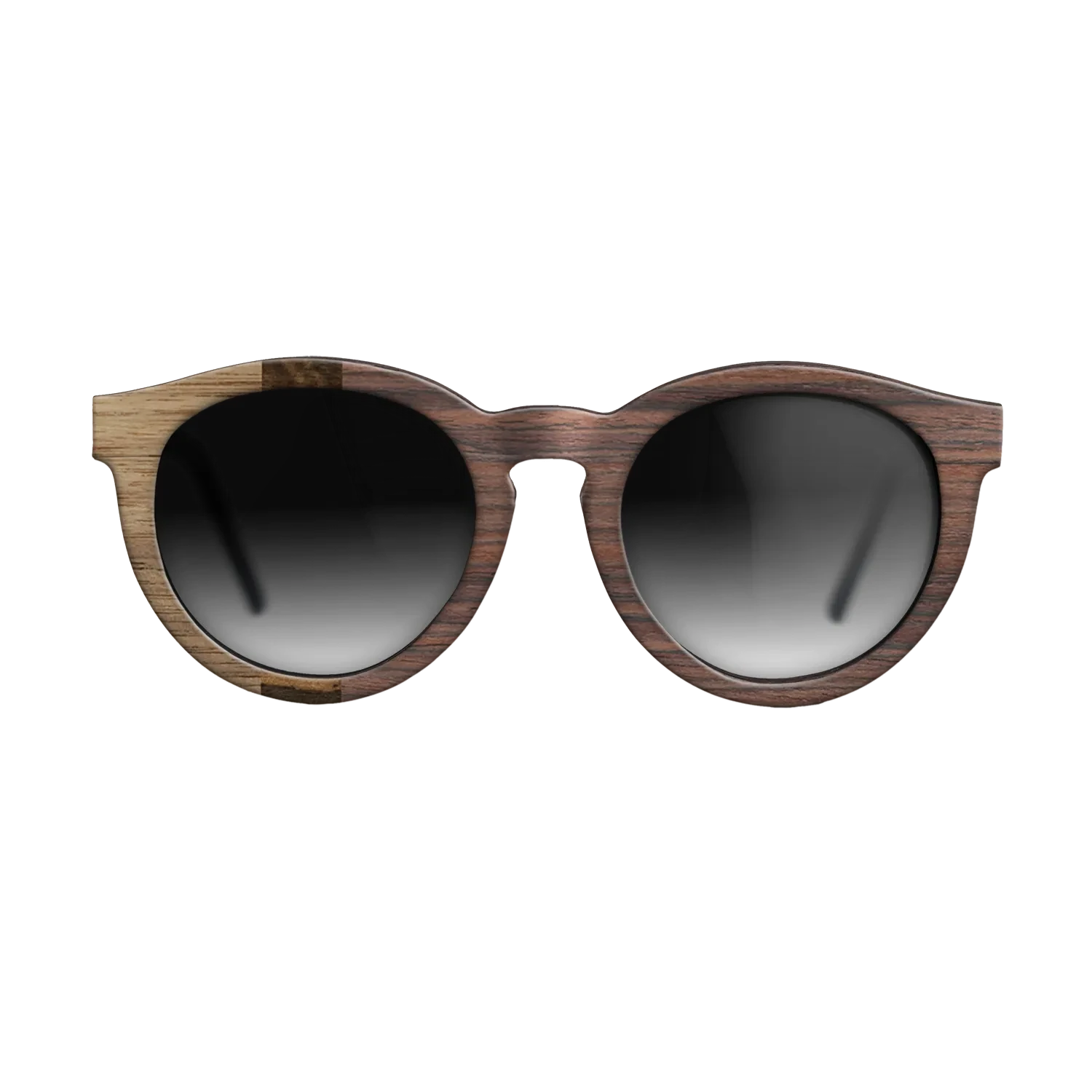 Walnut: Straight Grain,Walnut Burl,Rosewood Reconstituted,Ziricote Light Quartered: Bauhaus - The Rebel - Round - SIRIS wood optic