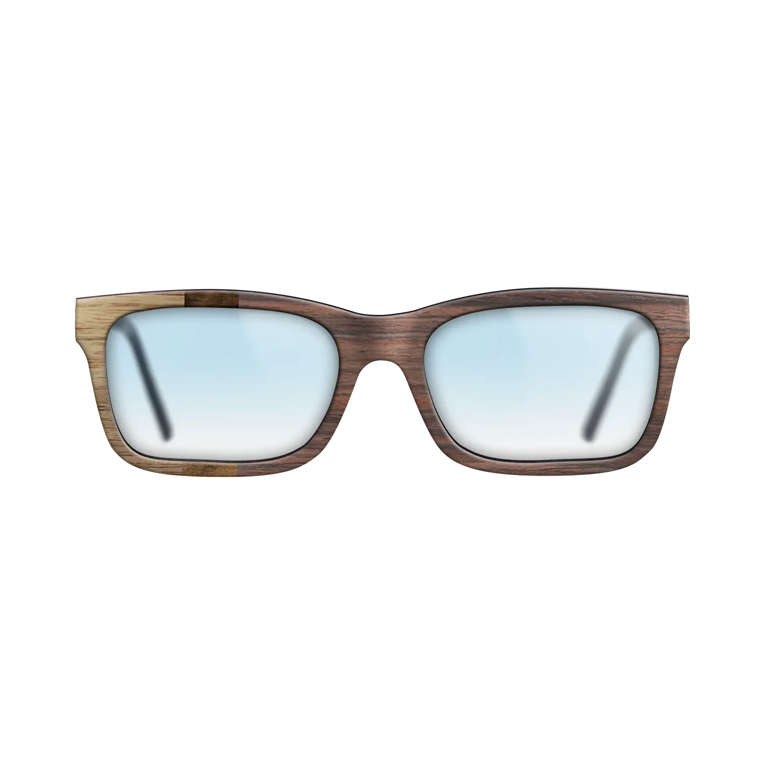 Walnut: Straight Grain,Walnut Burl,Rosewood Reconstituted,Ziricote Light Quartered: Bauhaus - The Sage - Rectangle - SIRIS wood optic