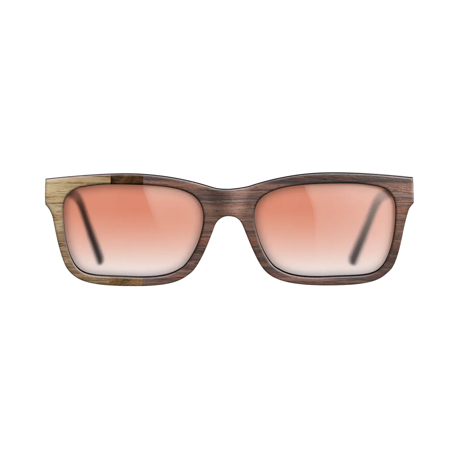Walnut: Straight Grain,Walnut Burl,Rosewood Reconstituted,Ziricote Light Quartered: Bauhaus - The Sage - Rectangle - SIRIS wood optic