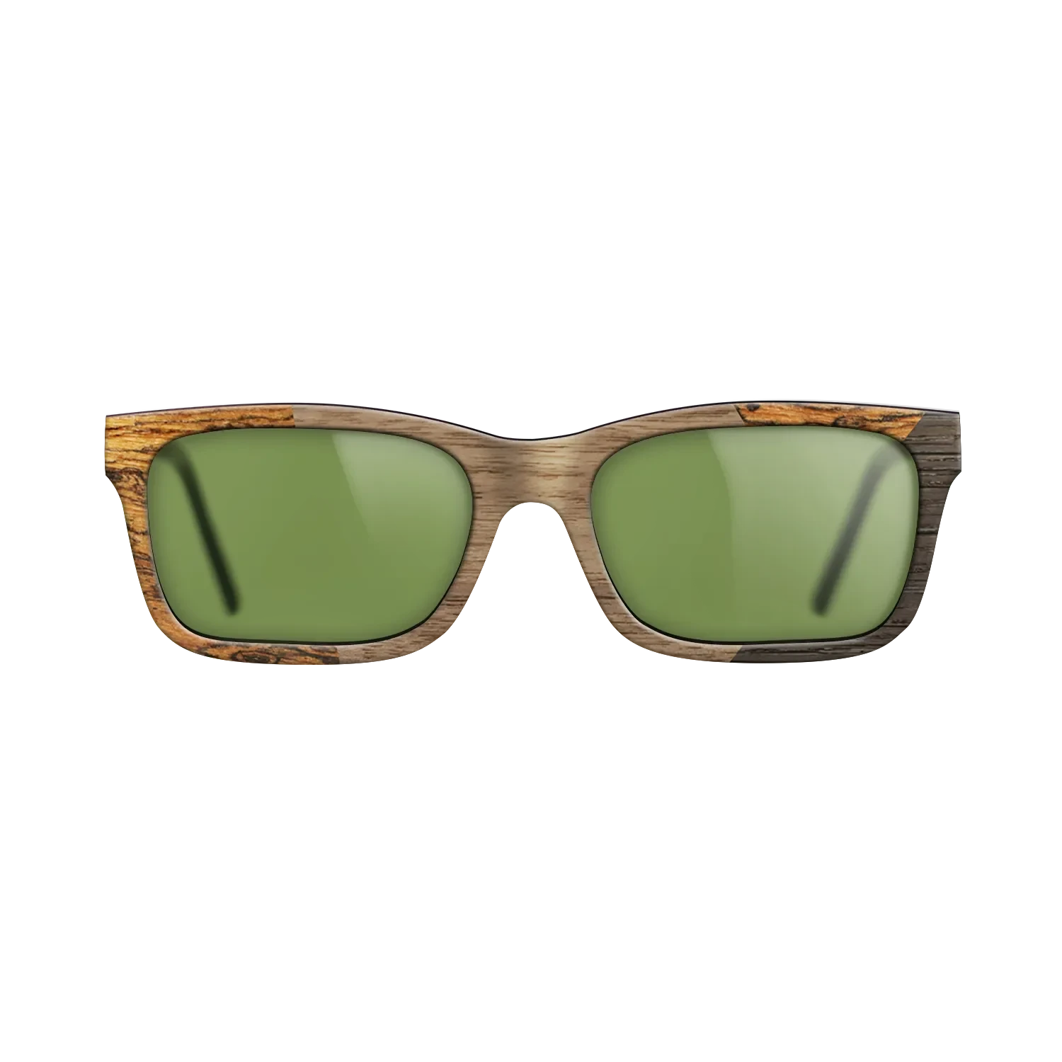 Walnut: Straight Grain,Bocote,Fumed Oak: Angle Cut - The Sage - Rectangle - SIRIS wood optic