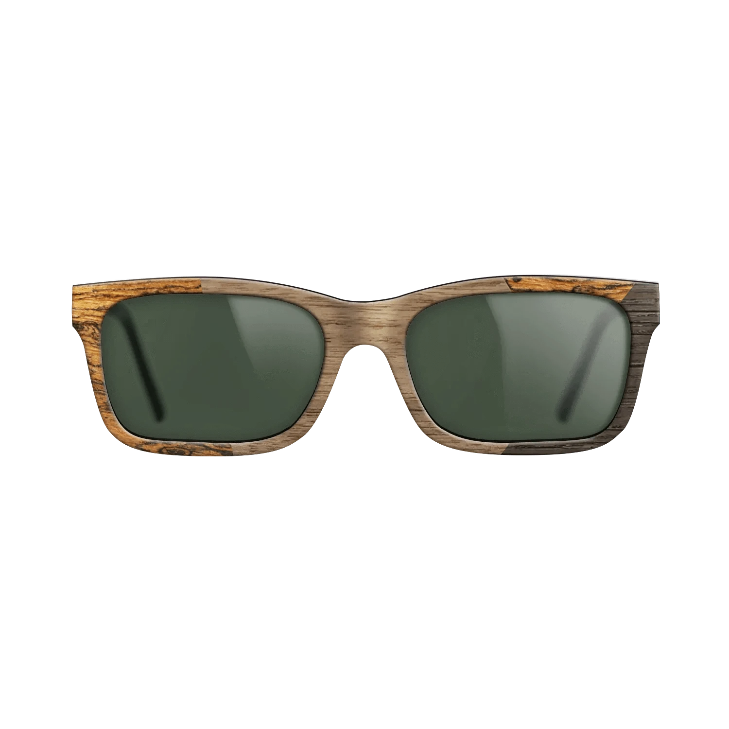 Walnut: Straight Grain,Bocote,Fumed Oak: Angle Cut - The Sage - Rectangle - SIRIS wood optic