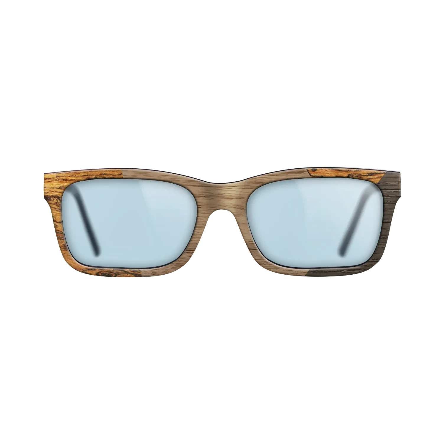 Walnut: Straight Grain,Bocote,Fumed Oak: Angle Cut - The Sage - Rectangle - SIRIS wood optic