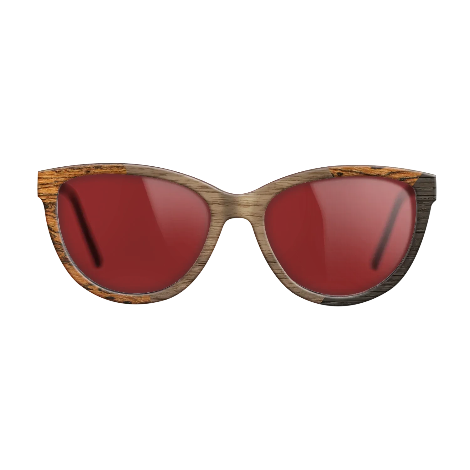 Walnut: Straight Grain,Bocote,Fumed Oak: Angle Cut - The Maiden - Cat - SIRIS wood optic