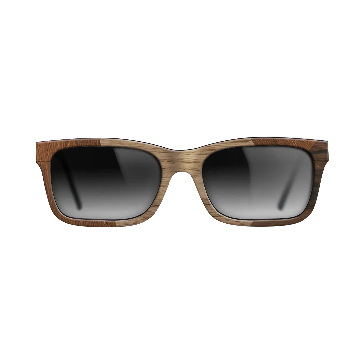 Walnut: Straight Grain,Wenge,Ziricote Dark Quartered: Angle Cut - The Sage - Rectangle - SIRIS wood optic