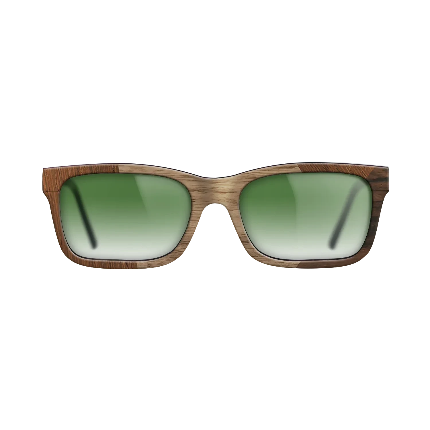 Walnut: Straight Grain,Wenge,Ziricote Dark Quartered: Angle Cut - The Sage - Rectangle - SIRIS wood optic