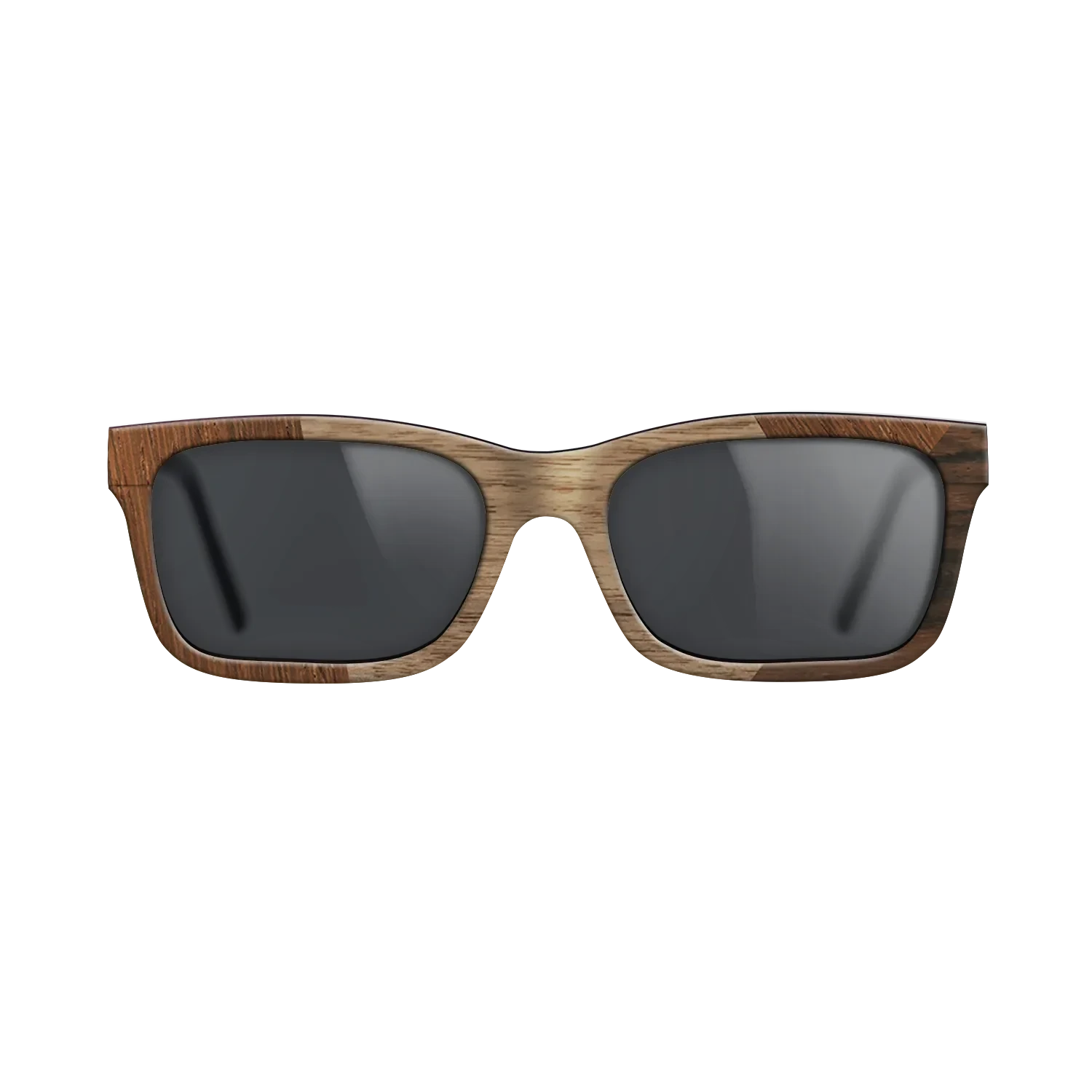 Walnut: Straight Grain,Wenge,Ziricote Dark Quartered: Angle Cut - The Sage - Rectangle - SIRIS wood optic