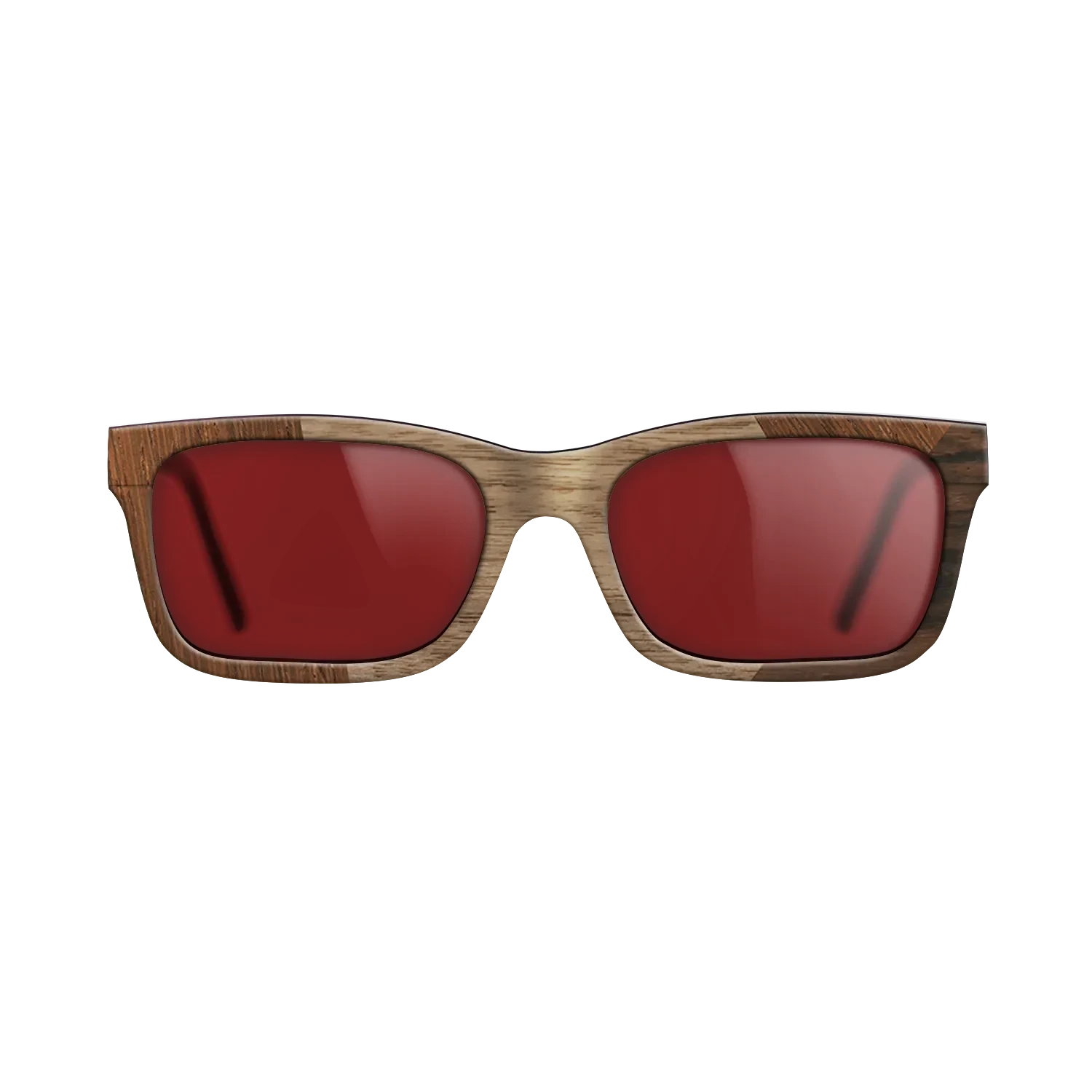 Walnut: Straight Grain,Wenge,Ziricote Dark Quartered: Angle Cut - The Sage - Rectangle - SIRIS wood optic