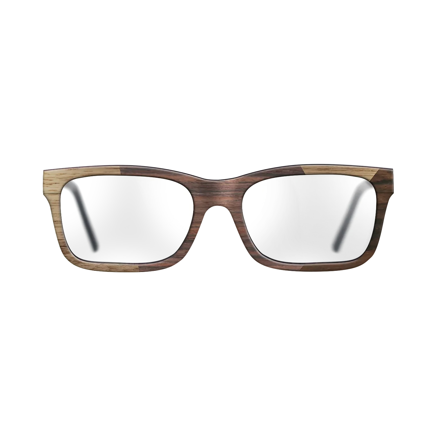 Rosewood Reconstituted,Walnut: Straight Grain,Ziricote Dark Quartered: Angle Cut - The Sage - Rectangle - SIRIS wood optic